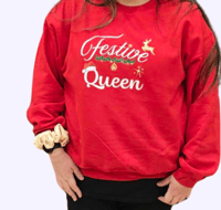 Image 1 of Festive Queen Crewneck