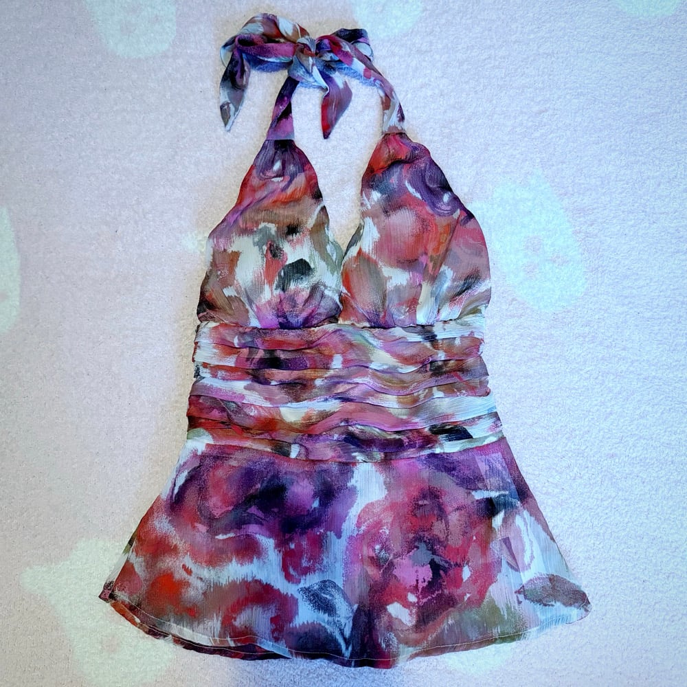 Image of Guess Halter Top (S)