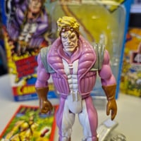 Image 3 of Vintage ToyBiz Uncanny X-Men X-Force Cannonball Action Figure – Loose with Backing Card