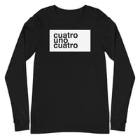 Image 2 of CUATRO UNO CUATRO Unisex Long Sleeve Tee
