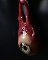 Image 12 of Optic Nerve-glow in the dark eye pendant with “eye shine” pupil