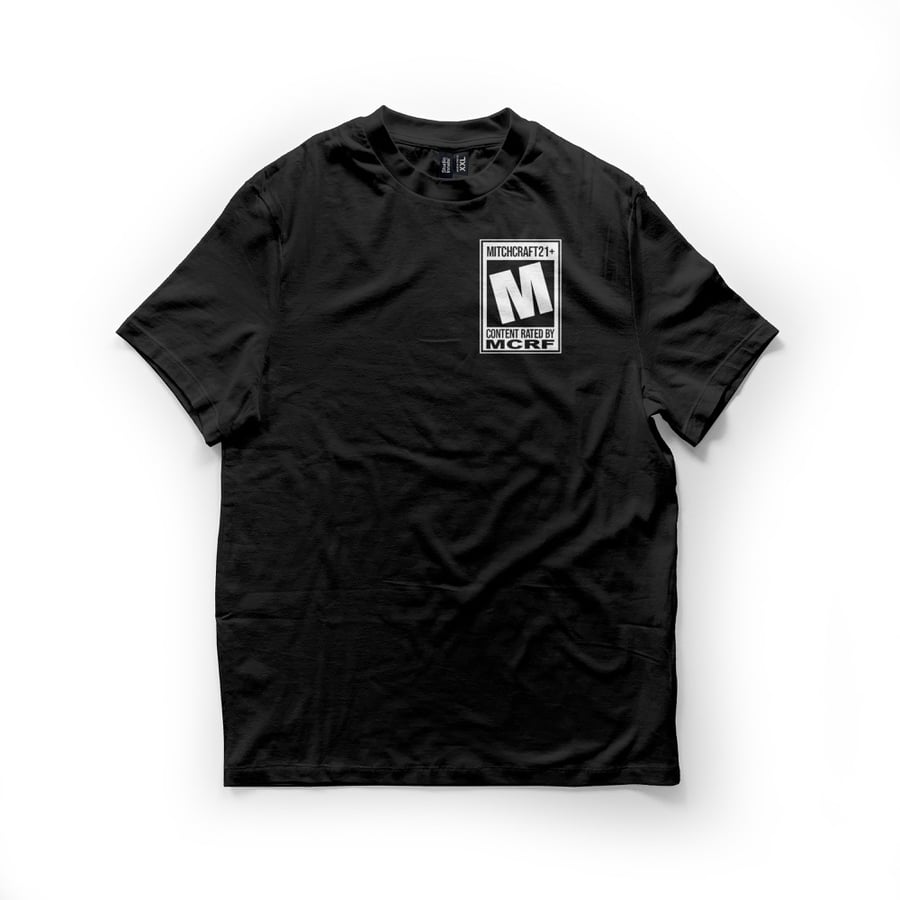 Image of MITCHCRAFT WORLD WIDE BLACK GRAPHIC T-shirt