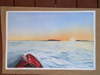 Image 1 of 24x16 'Sunrise From the Kayak' Print