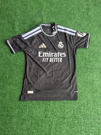 Image 1 of     Real Madrid Black Third Kit (Emirates Fly Better)