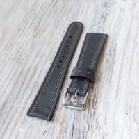 Image 1 of Saddle Calf in 40’s Style - Charcoal