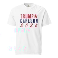 Image 1 of Trump Carlson 2024 - Unisex garment-dyed heavyweight t-shirt