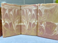 Image 8 of JUICY FRUIT SWIRL : TRIPLE CLAY-GOAT MILK SOAP