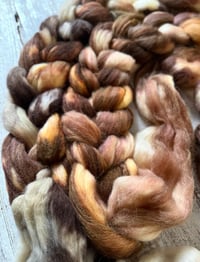 Image 3 of Roasted Chestnut Mini-Fade Kit, on Delight: 50% Alpaca, 50% fine SW Merino