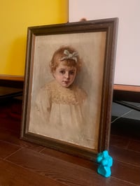 Image 2 of Oil Portrait of a Little Girl
