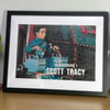 Thunderbirds - Scott Tracy and Thunderbird 1, 100-piece Jigsaw by King, 1993