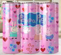 Peppa pig 20oz subliamtion tumbler 