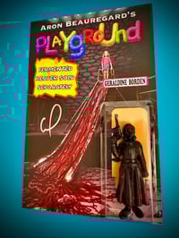 Image 1 of PLAYGROUND GERALDINE BORDEN BLACK SPLATTER FIGURE - LIMITED RUN OF 35