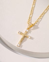 Image 1 of Cross Design pendant necklace