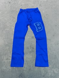 Image 1 of Varsity Flare Sweatpants {Royal Blue}