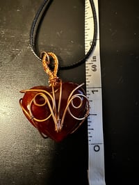 Image 4 of Carnelian Owl Heart