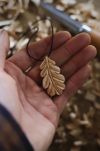 Image 3 of Oak leaf pendant..