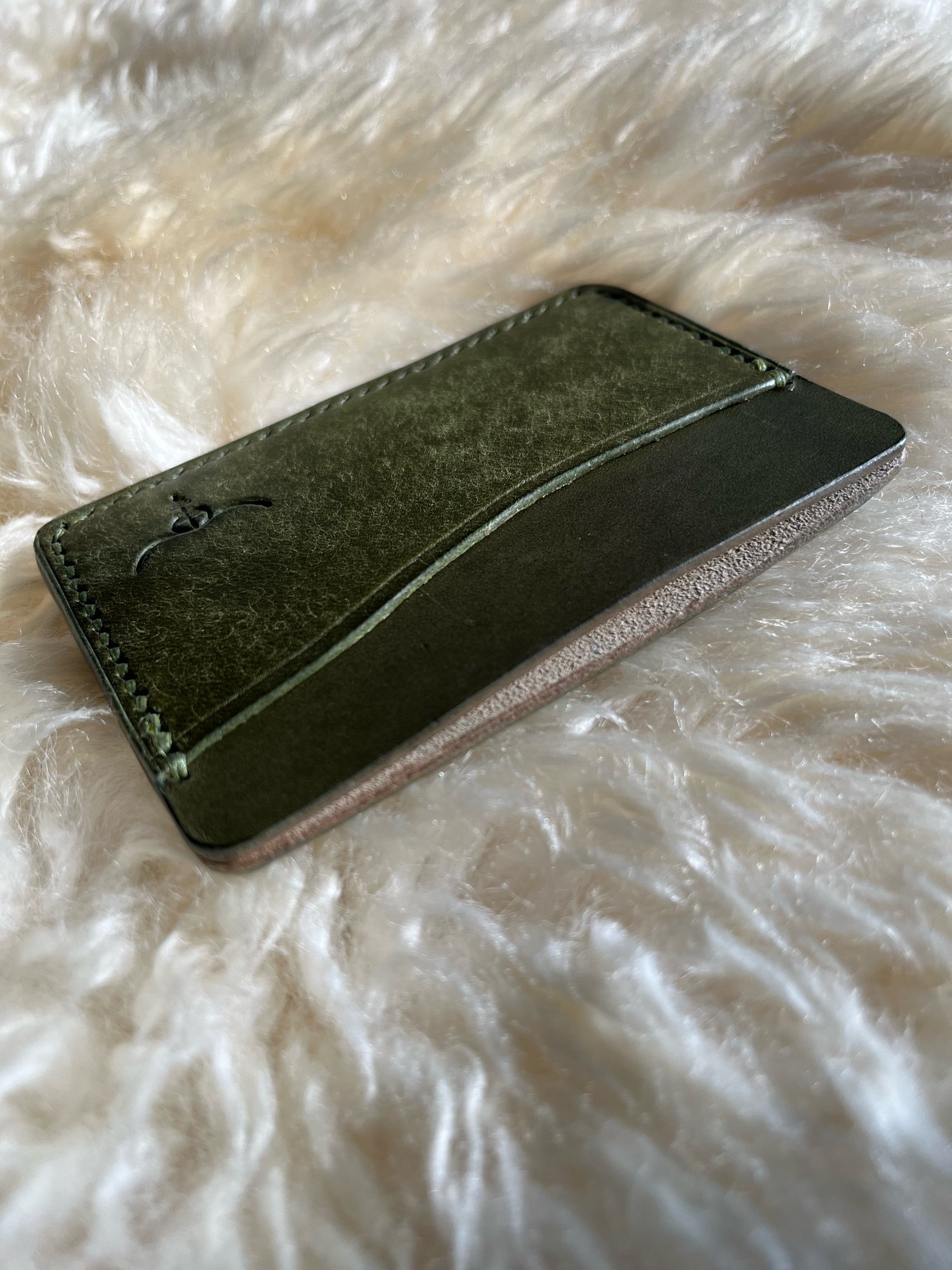 Image of Olive Pueblo Horizontal Cardholder 