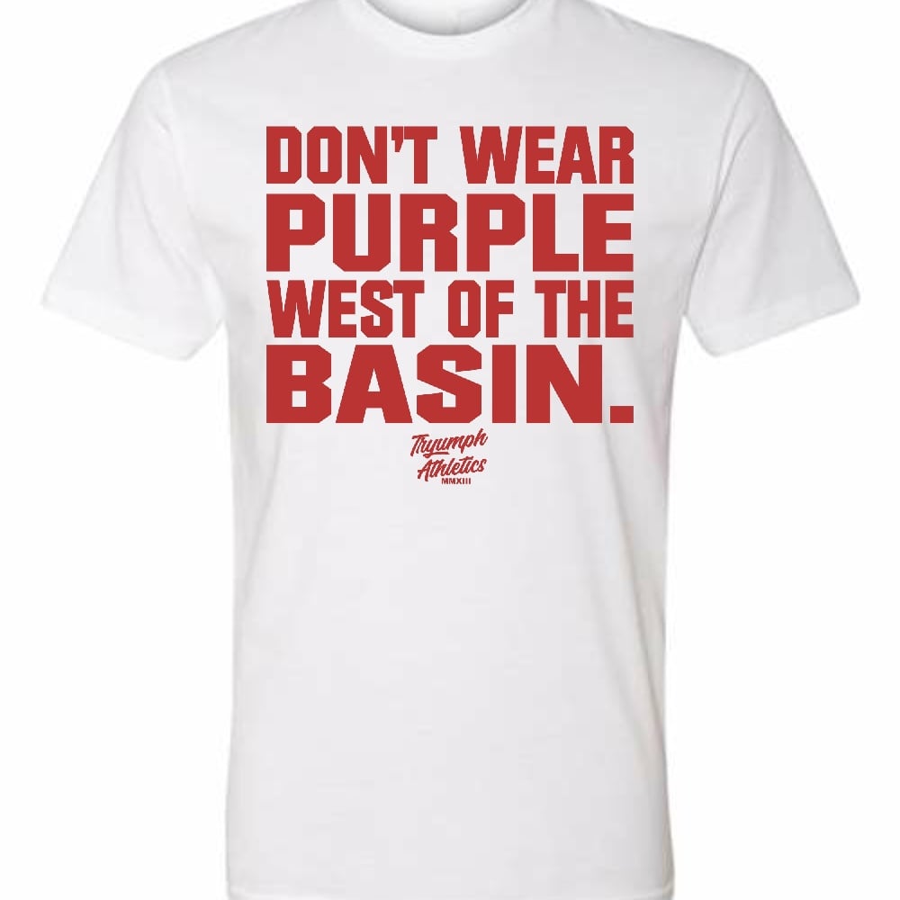 Image of Don't Wear Purple Tee (White) 