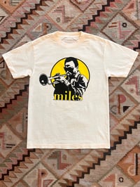 Image 1 of Miles Davis off white Sz S-3XL