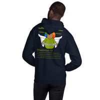 Image 8 of theRainbowAngel Revelation 1-2 Back Unisex Hoodie Not Zip-up!