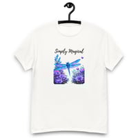 Image 3 of Unisex classic tee, Simply Magical Dragonfly & Wildflower Tee