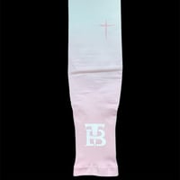 ombré pink and white