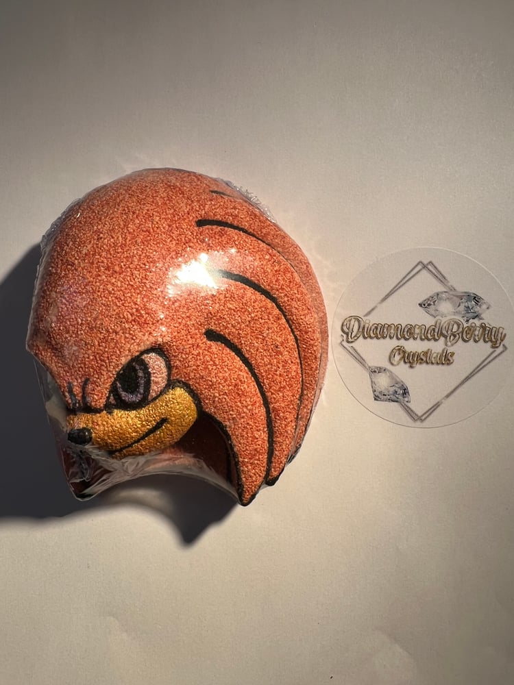 Image of Red hedgehog bath bomb 