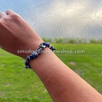 Image 2 of Lapis Lazuli Chip Bracelet 