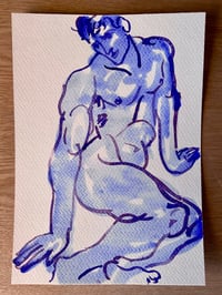 Image 1 of Watercolour ~ Blue Boys XXVII