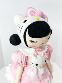 Image 4 of Medium Art Doll Hello Kitty Inspired 