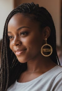 Image 1 of Philo Hoop Statement Earrings