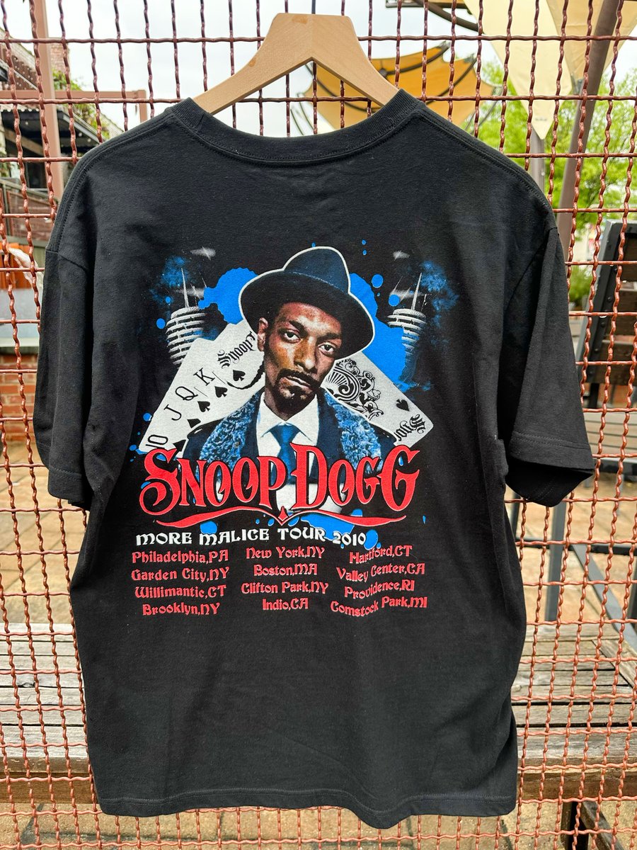 Image of 2010 Snoop Dogg Malice In Wonderland Rap Tee, SIZE LARGE (DEADSTOCK)