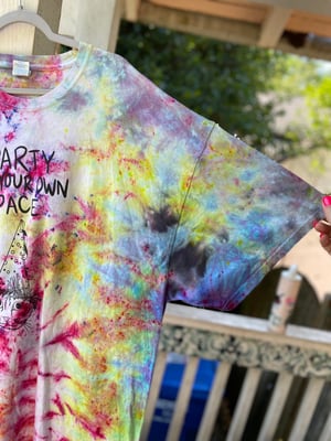 Image of 3XL Party At Your Own Pace Rain Tie Dye Shirt