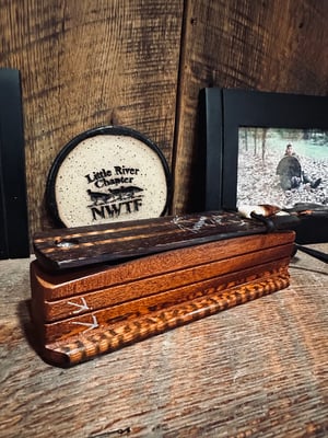 Image of Wenge/Mahogany with snakewood inlay #2