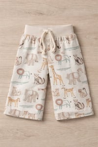 Image 3 of Tissu Coton Imprimé Kassem écru/lin 🦒