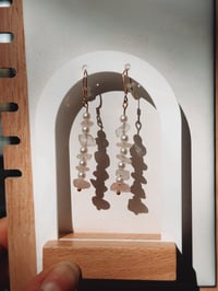 Image 2 of Pink Waterfall Earrings