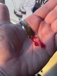 Image 3 of Blood Trickle Hair Clips