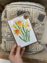 Image 3 of Plantable Seed Card - Daffodil Lino