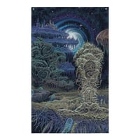 Impaled Creation Wall Flag by Mark Cooper Art