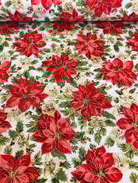 Image 2 of Loneta Navidad - Flor Pascua - 8€/m