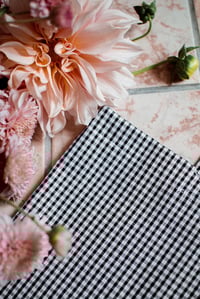 Image 4 of Tote bag [Vichy noir]