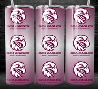 Sea eagles logo 20oz tumbler 