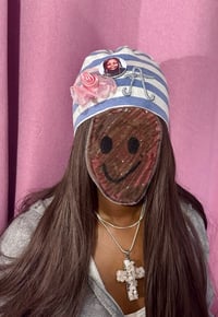Image 1 of BEANIE BB NES BLUE STRIPED 🦓