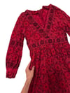 late 60s hand blocked Indian cotton gauze maxi dress 