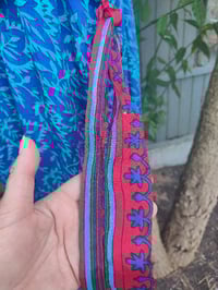 Image 16 of PEFKOS MAXI DRESS Blue red- Sise 10-18 uk