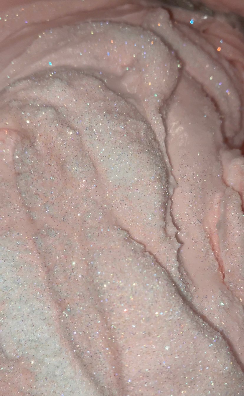 Whipped Glitter Pink Lotion Stardust-Keychain