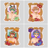 Image 1 of Fairy Prince Portrait Star Stickers