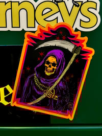 Image 1 of Retro Reaper - Die Cut Sticker