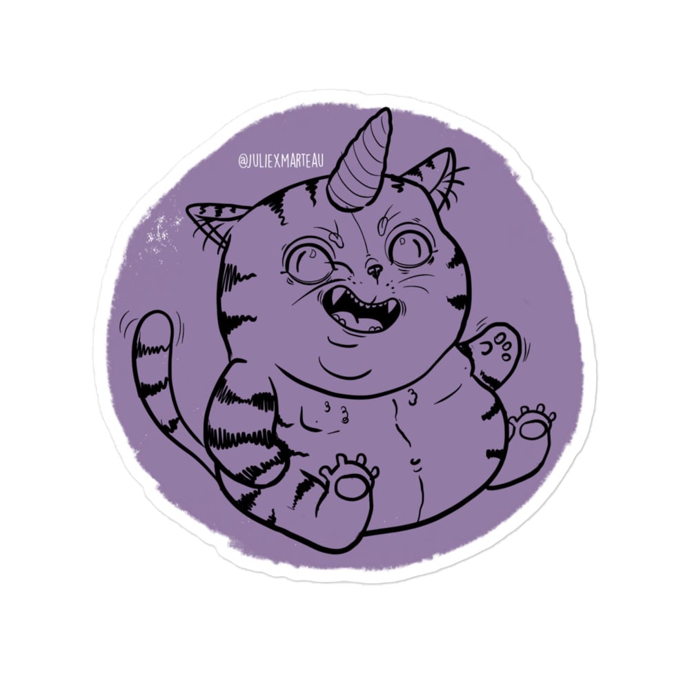 Image of Weird ass cat - sticker 
