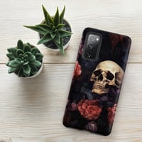 Image 13 of Goth Inspired Baroque Style Painting Skull and Flowers Tough case for Samsung®